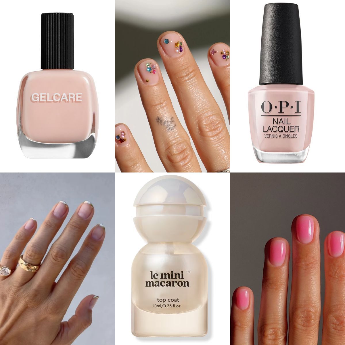 Featured image 6 Minimalist Bare Nails with Glam Accents This Week