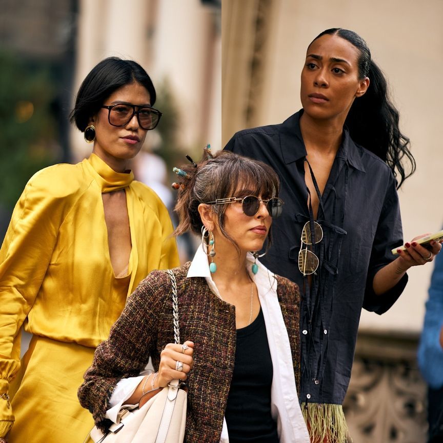 Featured image Funky Updos and Bare Skin NYFW Street Style Beauty