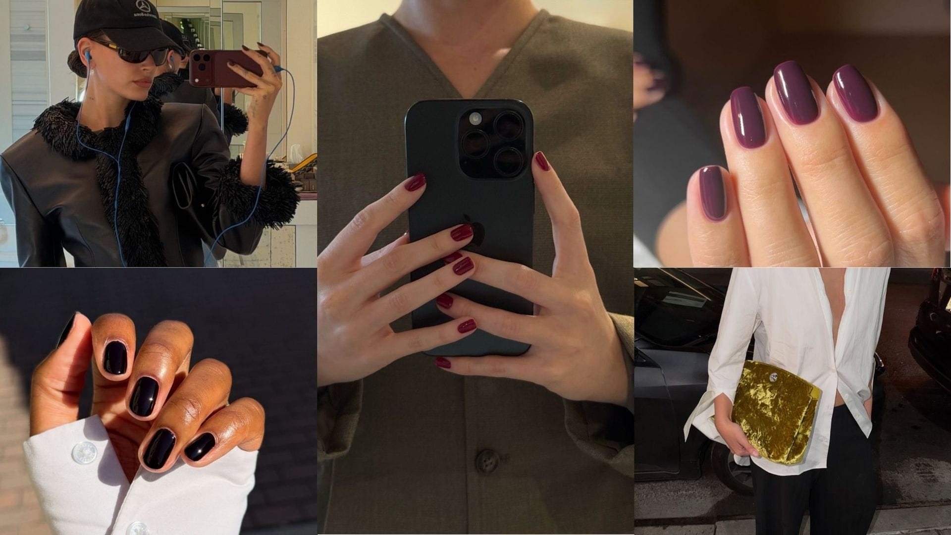 Featured image Dark Nail Colors Will Reign Supreme This Season