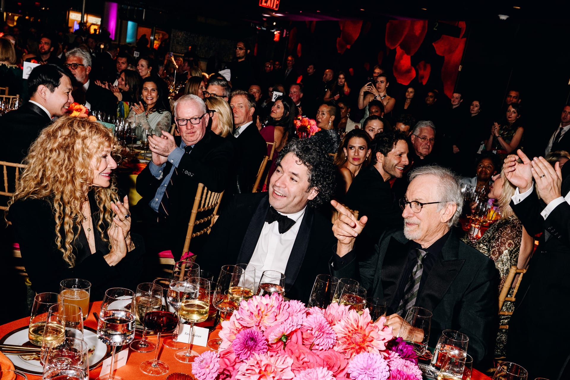 Featured image Guests toast Maestro Dudamels arrival at the NY Phil